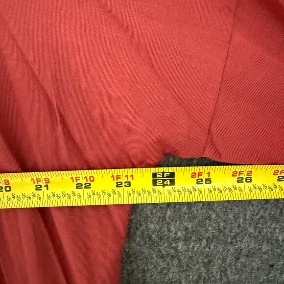 Azules Women Top Rayon Coral Longsleeves Size XL - Picture 6 of 8